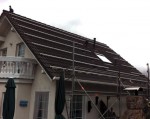 Solaranlage - Installation des Trägersystems